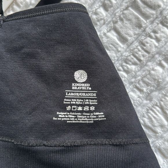 Kindred Bravely Sublime® Hands-Free Pumping & Nursing Bra, Large, Black - Picture 2 of 3